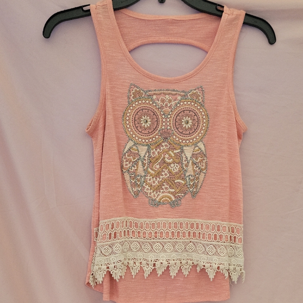 4/$20 Beautees Coral Tank
